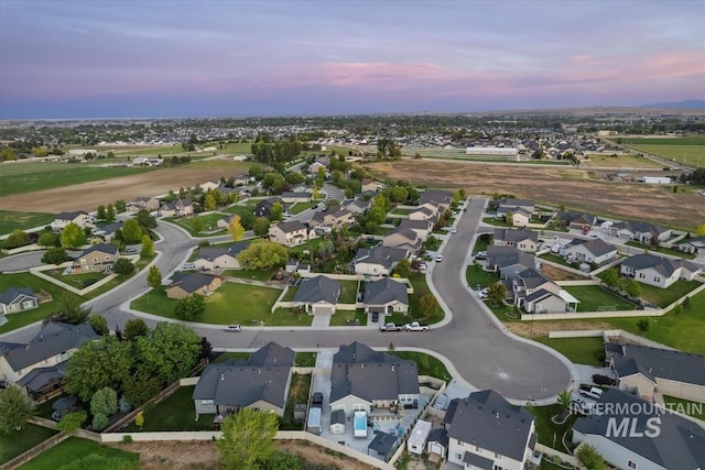 2982 W Mcintosh, Kuna, ID 83634 - aerial view at dusk of a residential view
