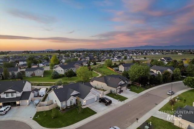 2982 W Mcintosh, Kuna, ID 83634 - aerial view at dusk of a residential view