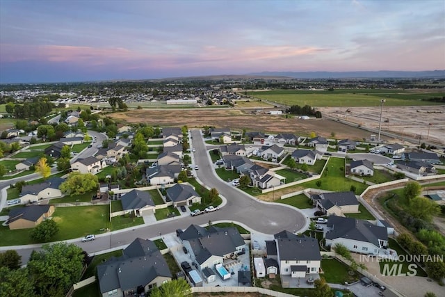2982 W Mcintosh, Kuna, ID 83634 - aerial view at dusk of a residential view