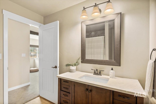 8618 Latimore Ln, Middleton, ID 83644 - bathroom featuring vanity and baseboards
