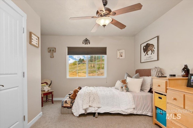 8618 Latimore Ln, Middleton, ID 83644 - bedroom with carpet flooring, baseboards, and ceiling fan