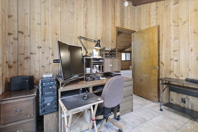 1719 S Gekeler Ln, Boise, ID 83706 - home office with wooden walls