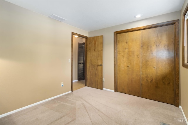 1719 S Gekeler Ln, Boise, ID 83706 - unfurnished bedroom with carpet flooring, a closet, baseboards, and recessed lighting