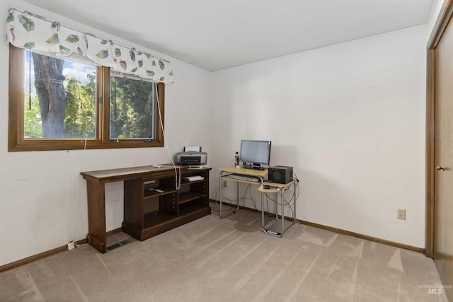1719 S Gekeler Ln, Boise, ID 83706 - office featuring light colored carpet and baseboards