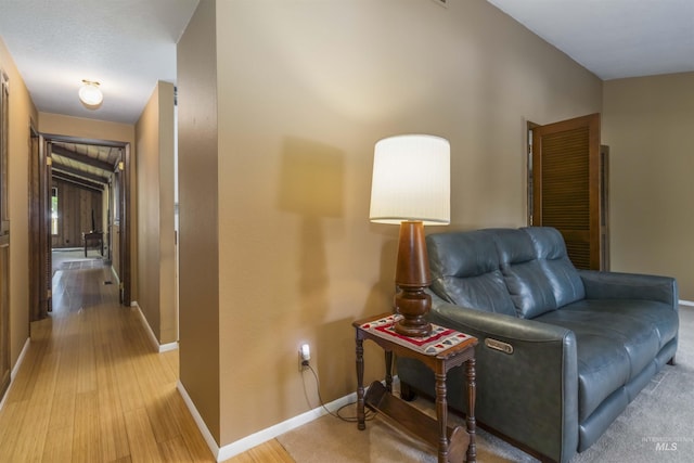 1719 S Gekeler Ln, Boise, ID 83706 - corridor with baseboards and light wood-style floors