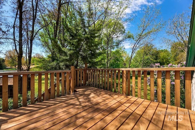 10838 W Southerland St, Boise, ID 83709 - view of wooden deck