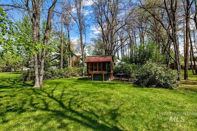 10838 W Southerland St, Boise, ID 83709 - view of yard with an outdoor structure