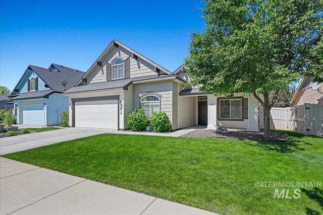 1879 Prairie View Way, Middleton, ID 83644 - view of front of home featuring a garage and concrete driveway