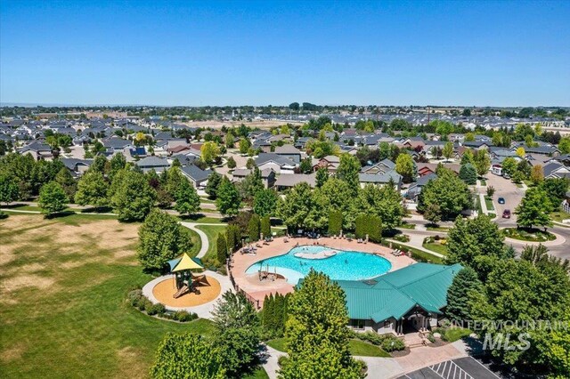1879 Prairie View Way, Middleton, ID 83644 - drone / aerial view of a pool