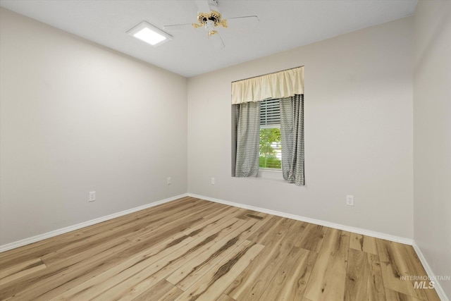 2800 Taylor Ct, Nampa, ID 83686 - unfurnished room featuring light wood-type flooring and ceiling fan