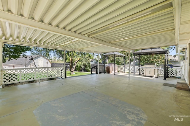 2800 Taylor Ct, Nampa, ID 83686 - fenced backyard featuring a gazebo, a patio area, and grilling area