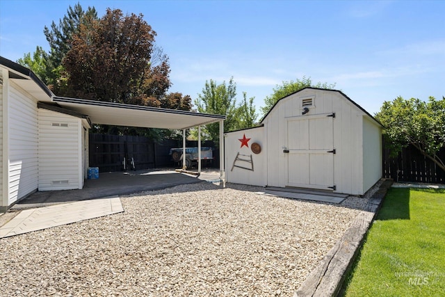 2800 Taylor Ct, Nampa, ID 83686 - view of shed with an attached carport