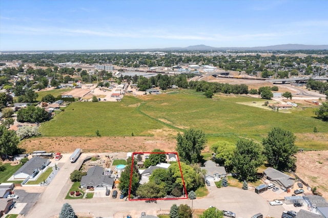 2800 Taylor Ct, Nampa, ID 83686 - view of property location featuring property boundaries highlighted and mountains