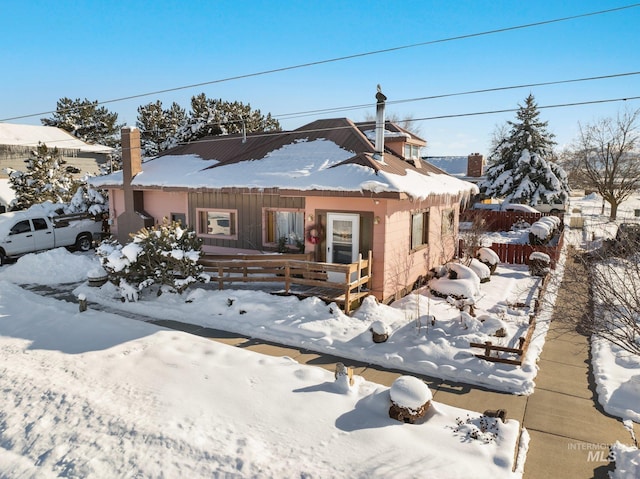 view of front of home