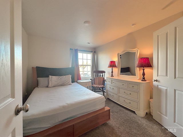 bedroom with carpet flooring