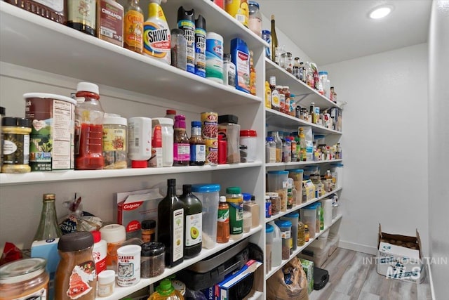 view of pantry