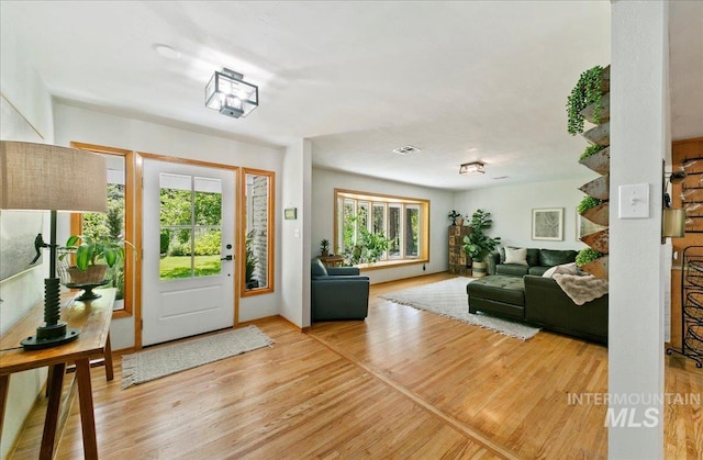 14 Cougar Ln, Boise, ID 83716 - foyer with wood finished floors