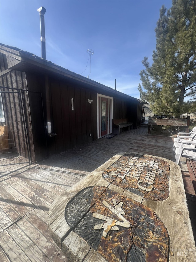 58438 Mansford Ave, Murphy Hot Springs, ID 83302 - exterior space featuring a wooden deck
