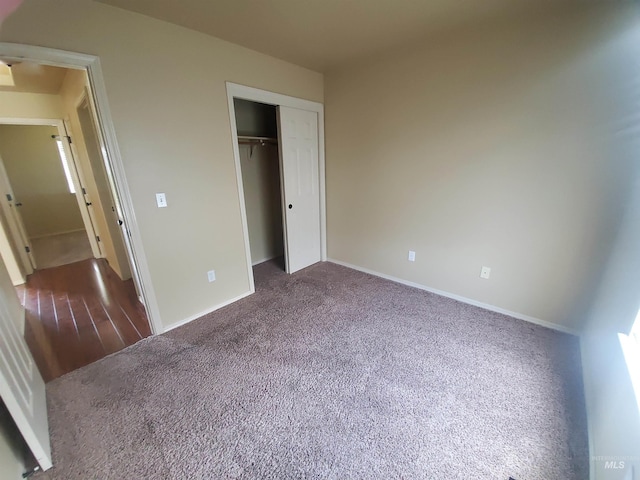16876 N Orah Ct, Nampa, ID 83687 - unfurnished bedroom featuring carpet and a closet