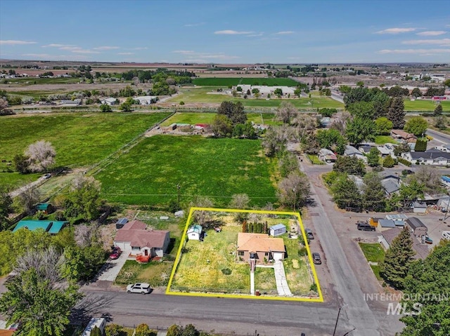 805 Utah, Gooding, ID 83330 - aerial view of residential area with property boundaries highlighted