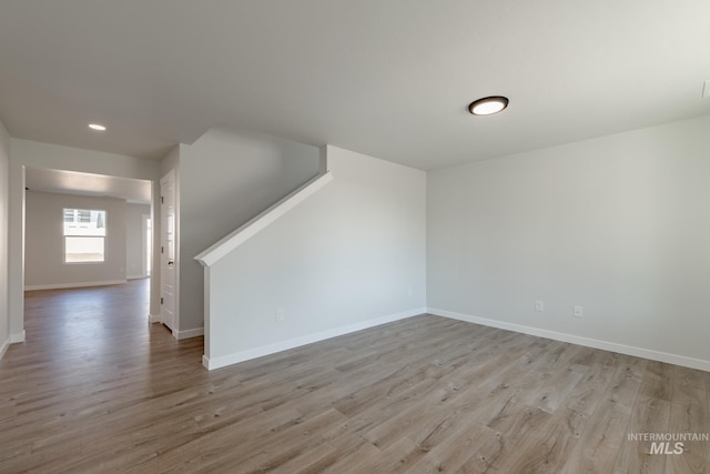 interior space featuring light hardwood / wood-style floors