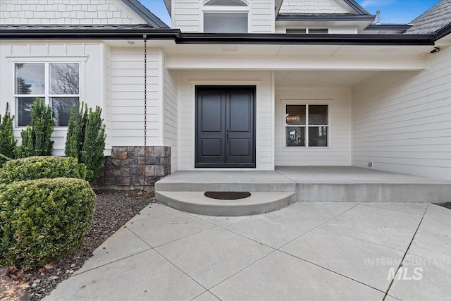 25374 W Deep Canyon Dr, Star, ID 83644 - property entrance with a porch