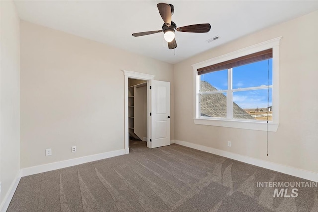 25374 W Deep Canyon Dr, Star, ID 83644 - unfurnished room featuring carpet, baseboards, and ceiling fan