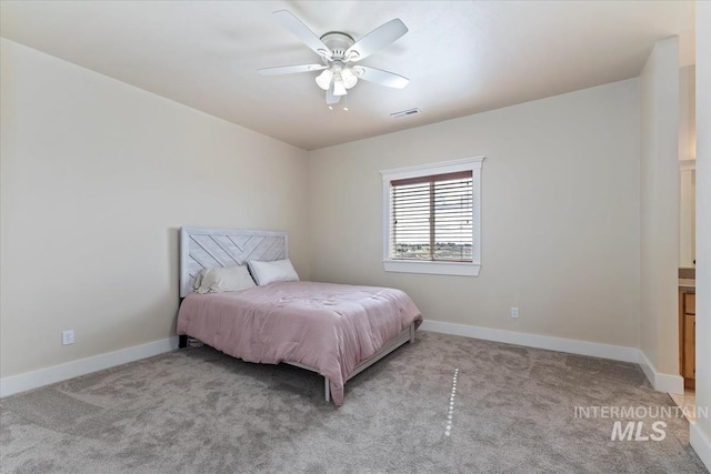 25374 W Deep Canyon Dr, Star, ID 83644 - bedroom featuring carpet, baseboards, and ceiling fan