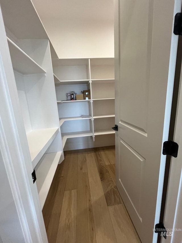 view of storage area