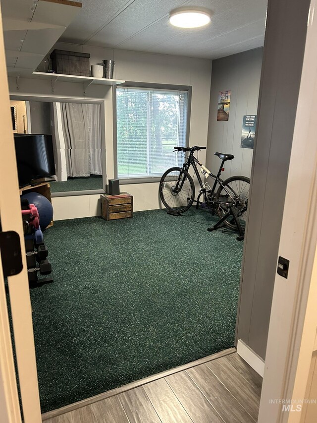 1614 E 1800 S, Gooding, ID 83330 - workout area with wood finished floors