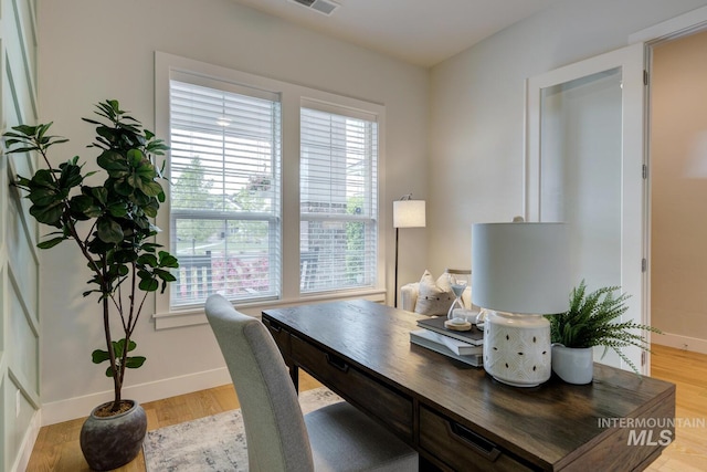 4014 W Farm View Dr, Boise, ID 83714 - office space featuring baseboards and light wood finished floors