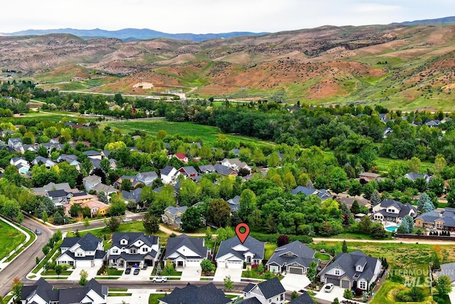 4014 W Farm View Dr, Boise, ID 83714 - aerial perspective of suburban area with a mountainous background