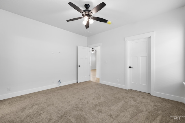 875 N 14th St, Payette, ID 83661 - unfurnished bedroom featuring carpet, baseboards, and a ceiling fan