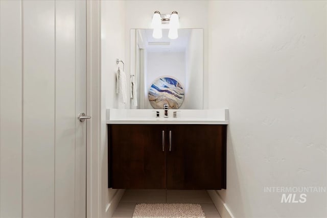 1891 E Golden Oak Ct, Meridian, ID 83646 - bathroom featuring vanity and tile patterned flooring