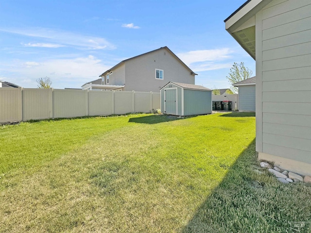 5394 N Elmstone Ave, Meridian, ID 83646 - view of yard featuring a storage shed and an outbuilding