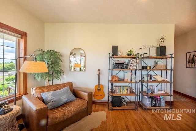 2350 Trail Rd, Moscow, ID 83843 - living area with wood finished floors and baseboards