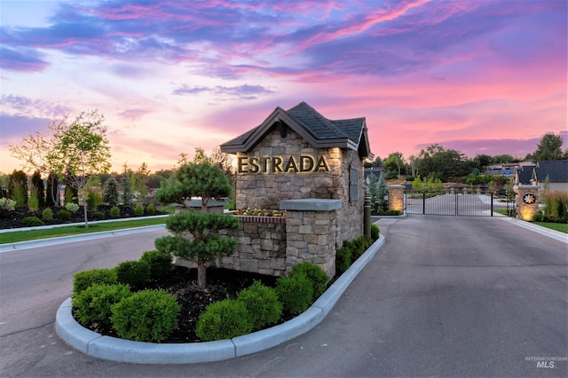 1071 E Star Pine Ln, Eagle, ID 83616 - community sign with a gate