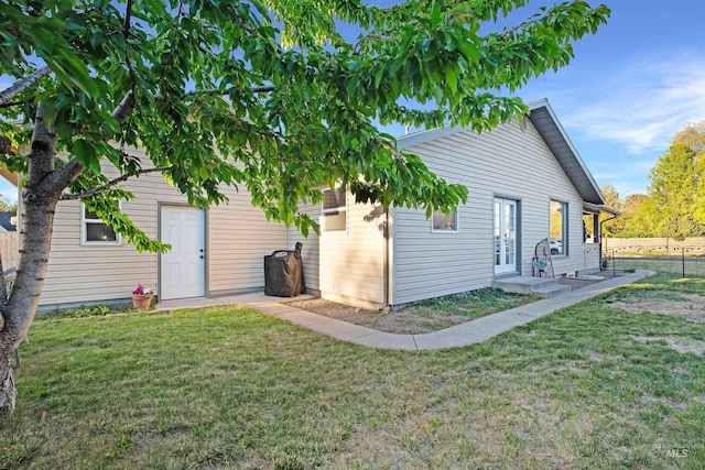 view of rear view of property