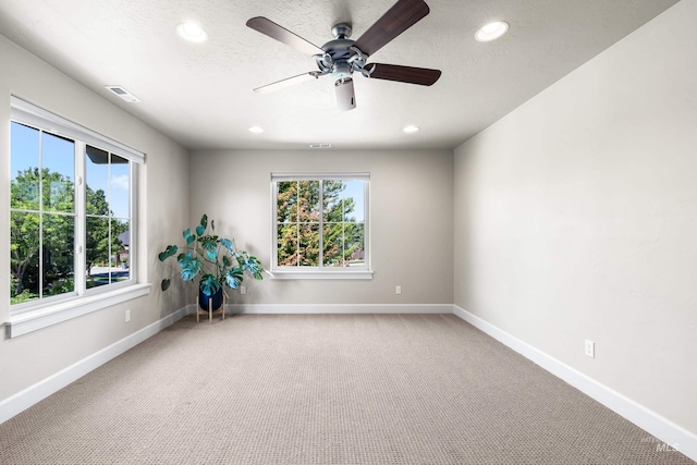 5826 E Playwright St, Boise, ID 83716 - unfurnished room featuring carpet flooring, recessed lighting, and ceiling fan