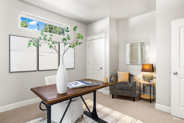 5826 E Playwright St, Boise, ID 83716 - office area featuring baseboards and light carpet