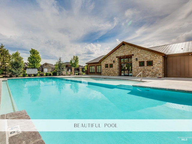 5826 E Playwright St, Boise, ID 83716 - community pool with a patio area