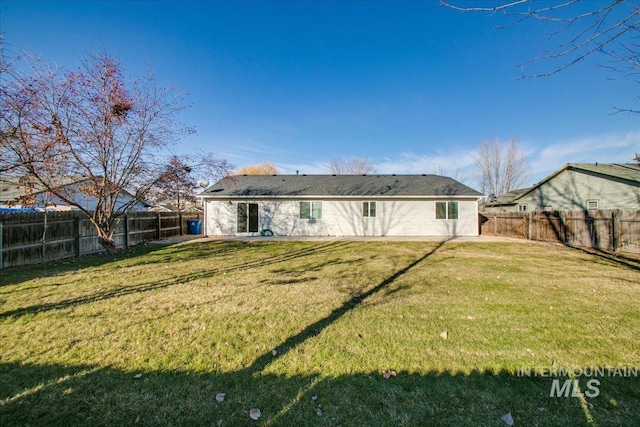 10683 W Capella St, Star, ID 83669 - back of house featuring a yard