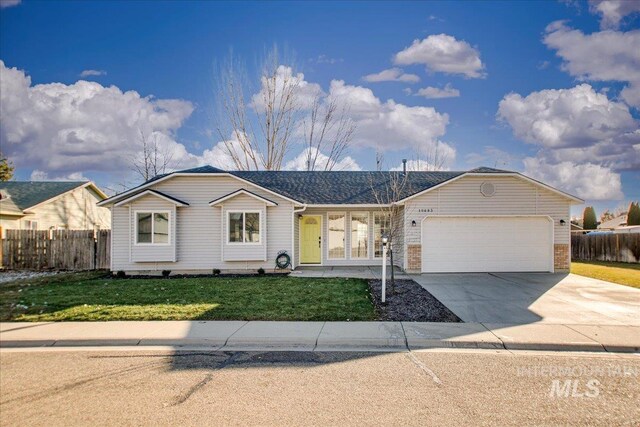 10683 W Capella St, Star, ID 83669 - single story home with a garage and a front lawn
