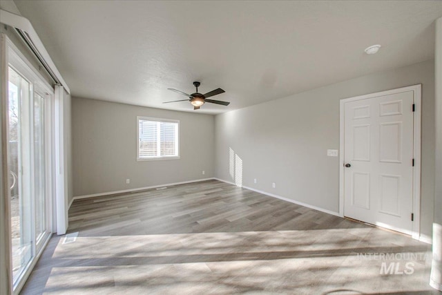 10683 W Capella St, Star, ID 83669 - unfurnished room with light hardwood / wood-style flooring and ceiling fan