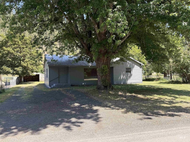 187 Harmony Heights Loop, Orofino, ID 83544 - view of front of home featuring metal roof and driveway