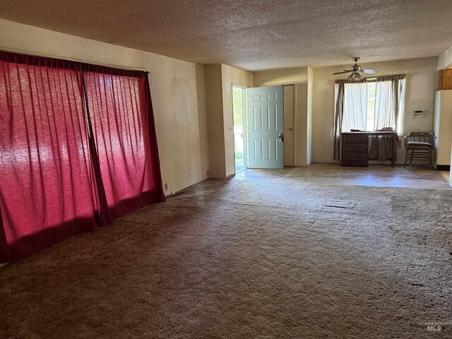 187 Harmony Heights Loop, Orofino, ID 83544 - carpeted spare room featuring a textured ceiling and a ceiling fan