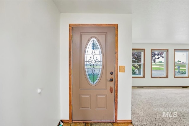 16476 Ustick Rd, Caldwell, ID 83607 - carpeted entryway with healthy amount of natural light and baseboards