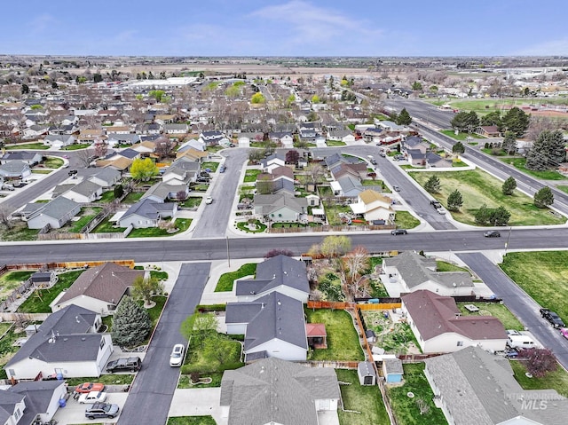 drone / aerial view featuring a residential view