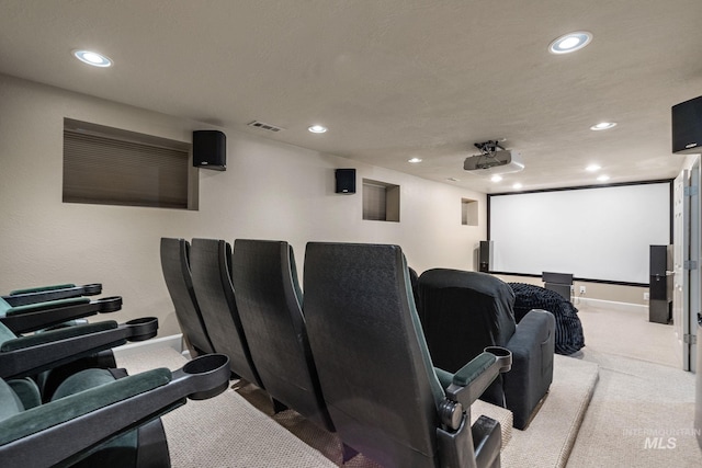 4545 N Columbine St, Boise, ID 83646 - carpeted home theater room with recessed lighting and baseboards
