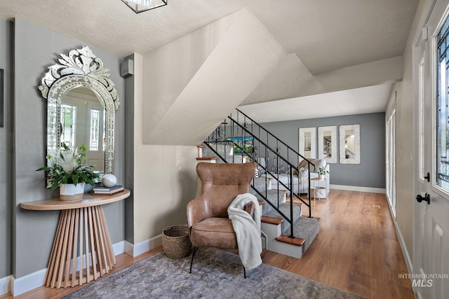 4545 N Columbine St, Boise, ID 83646 - stairs featuring wood finished floors and baseboards